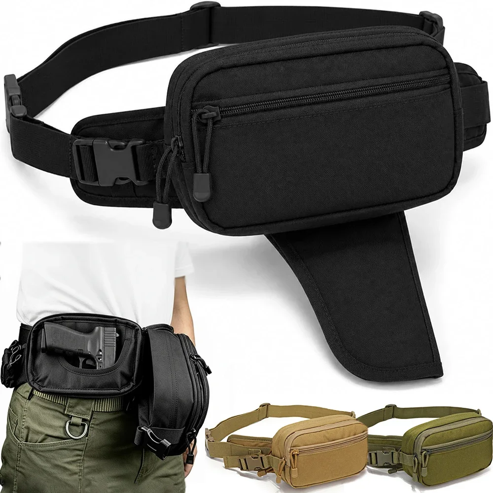 Edc Concealed Carry Fanny Pack - Saszetka biodrowa do ukrytego noszenia broni