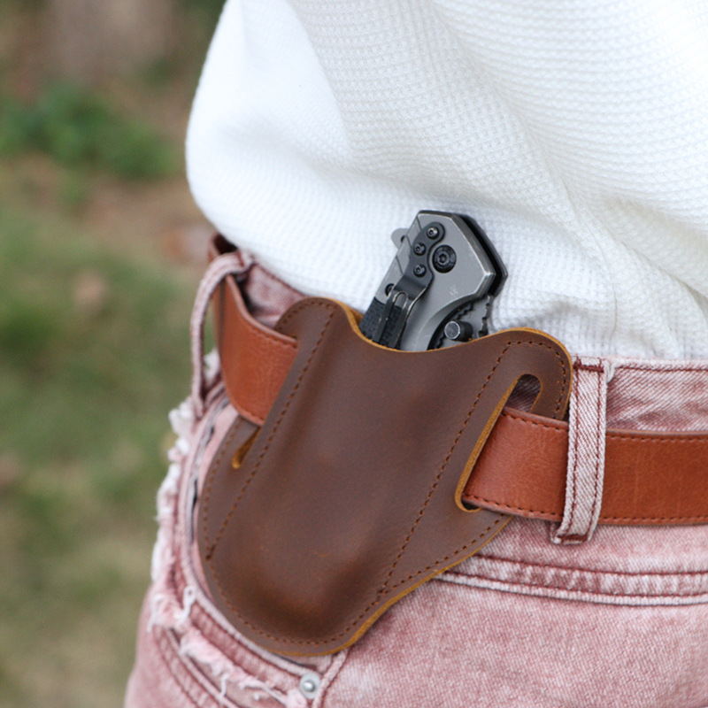 Skórzana torba EDC na narzędzi – Edc Carry Belt Pouch recenzja i cena