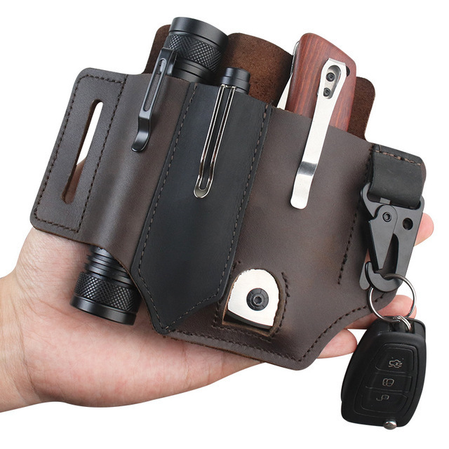 Skórzana torba EDC na narzędzi – Edc Carry Belt Pouch recenzja i cena