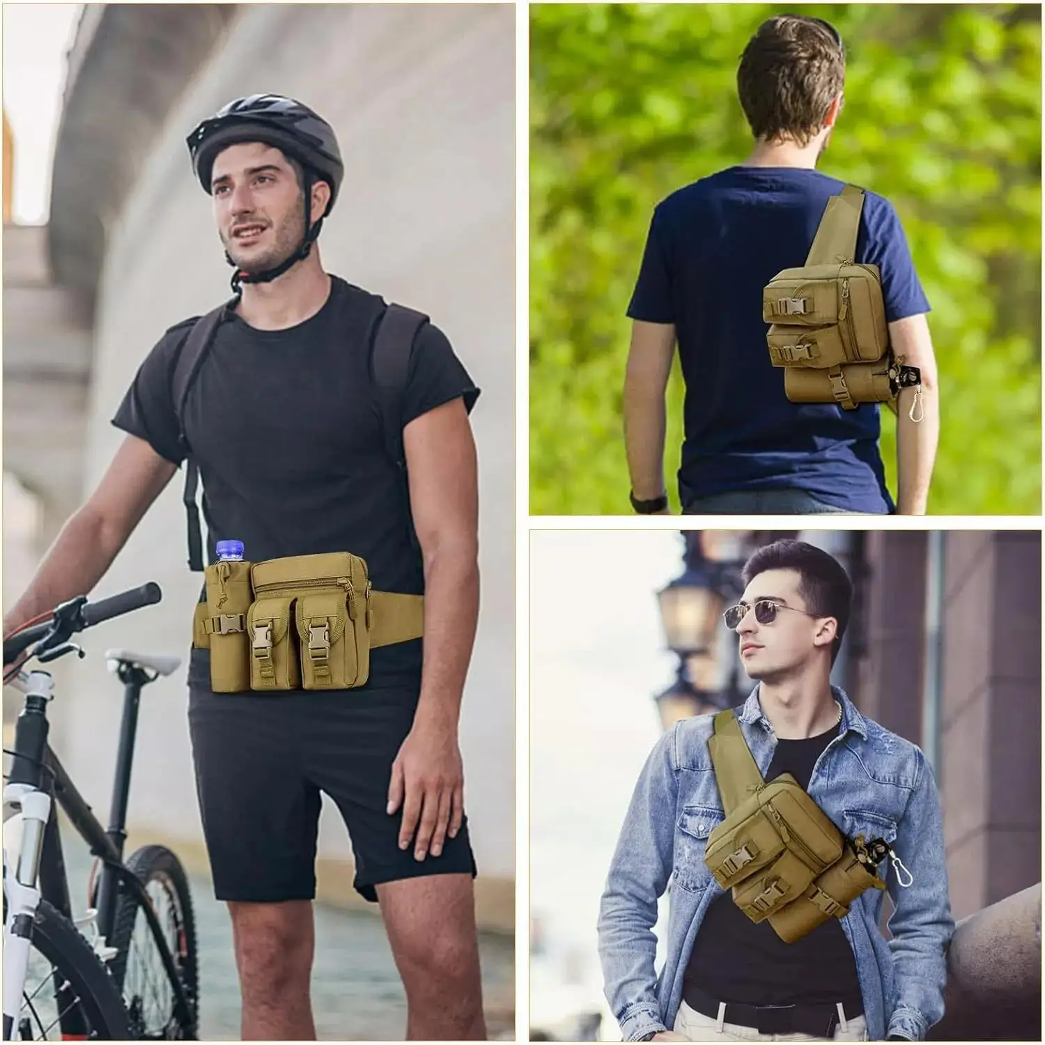 Taktyczna nerka męska do ukryt – Edc Concealed Carry Fanny Pack recenzja i cena