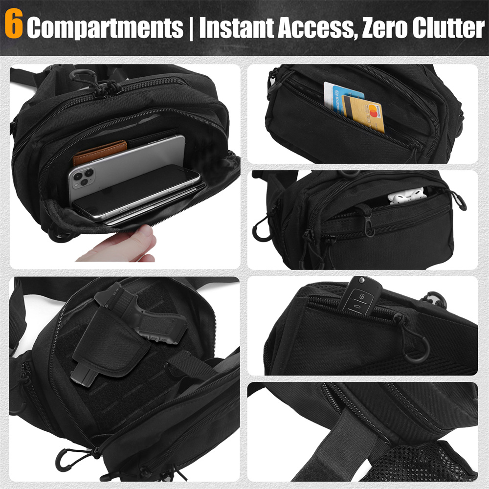 Taktyczna torba na broń, przez – Edc Concealed Carry Fanny Pack recenzja i cena