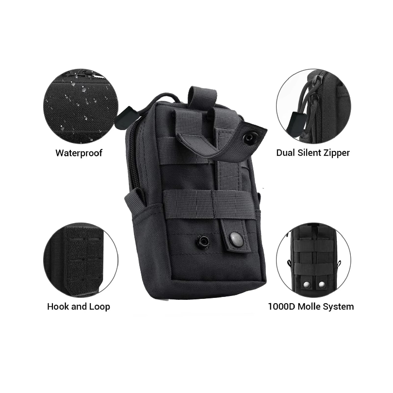 Taktyczna torba biodrowa Molle – Edc Carry Belt Pouch recenzja i cena