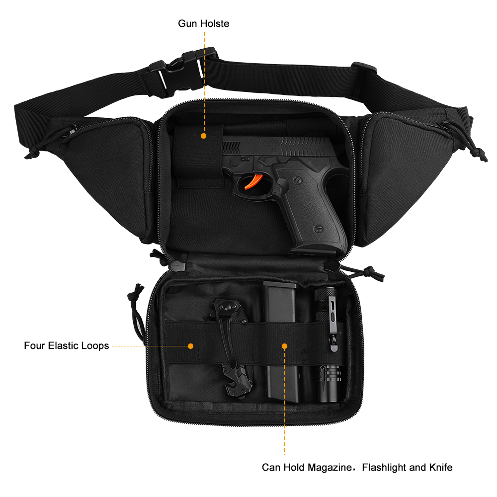 Torba biodrowa myśliwska, pas  – Edc Carry Belt Pouch recenzja i cena