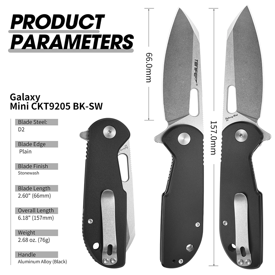 Nóż składany TONIFE Galaxy Min – Edc Concealed Carry Knife recenzja i cena