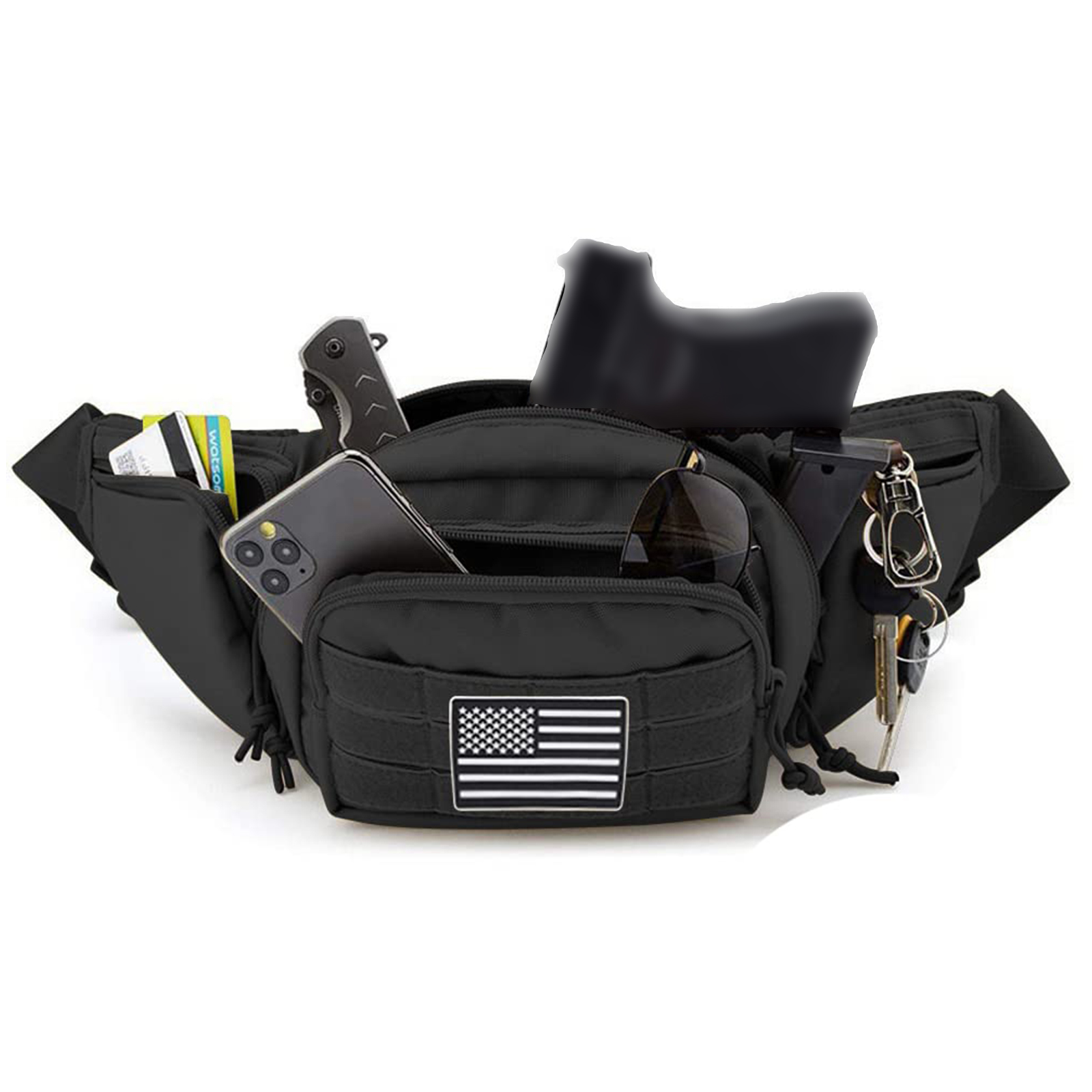 Taktyczna saszetka biodrowa na – Edc Concealed Carry Fanny Pack recenzja i cena
